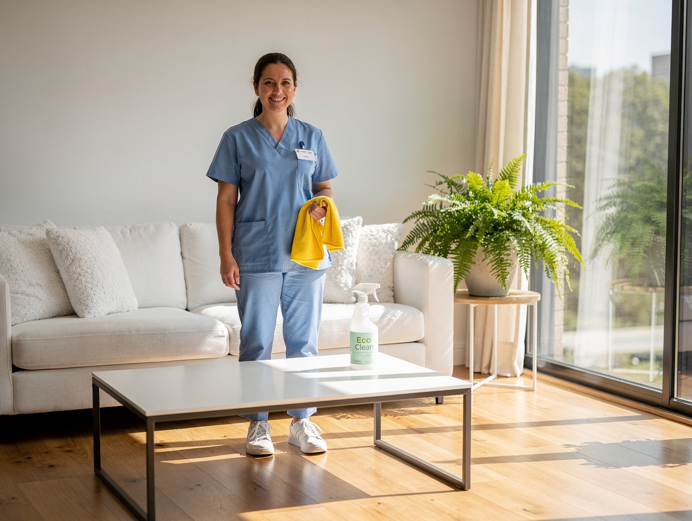 Pristine interior showing professional cleaning