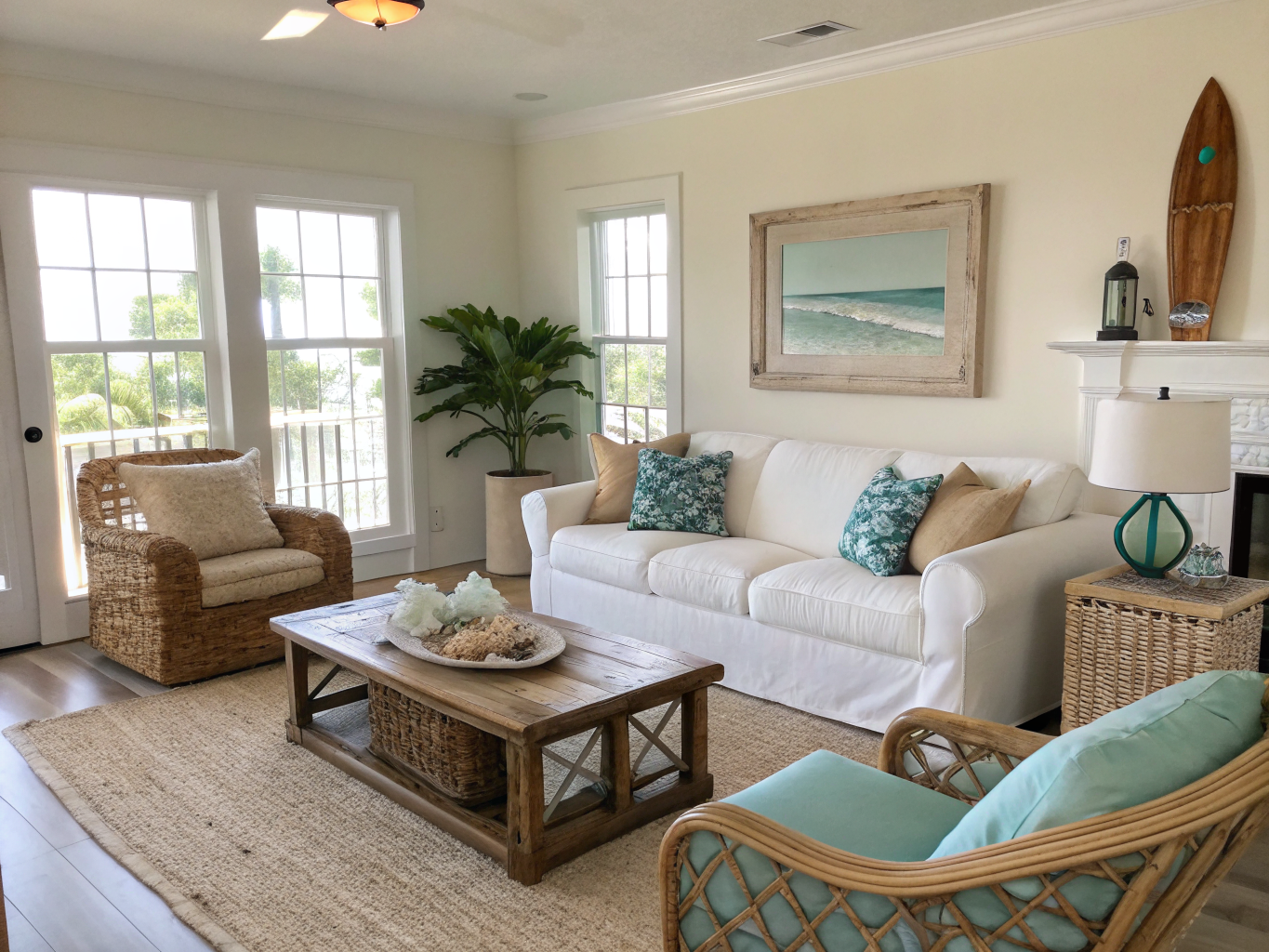 Pristine vacation rental interior ready for guests